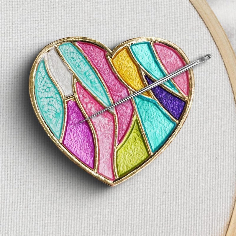 VODOZAVA Needle Minder Magnet, Magnetic Needle Minder, Needle Minders Magnetic Cross Stitch Accessories, Magnetic Needle Holder, Life Tree, Butterfly, Cats, Owl, Heart (Love) - Image 1
